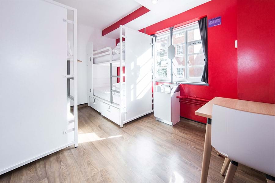 Private 4-bed Room – Shared Bathrooms